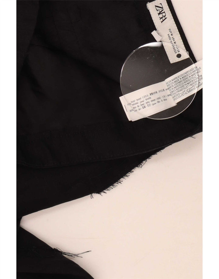 Bermude pentru femei Zara Medium W28 Lyocell negru