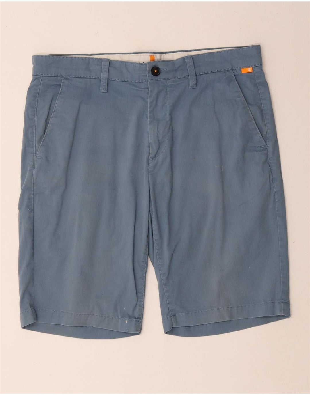 Pantaloni scurți chino pentru bărbați Timberland W32, bumbac albastru mediu