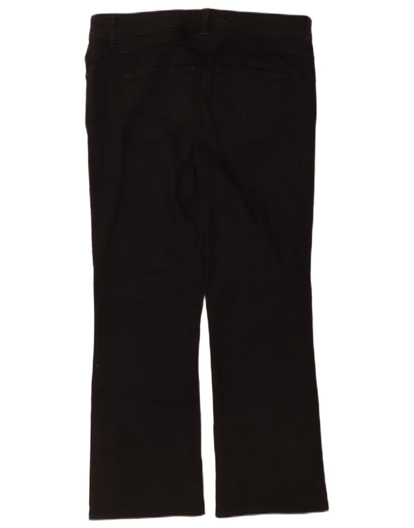 Blugi Bootcut pentru femei Marks & Spencer UK 16 Large W34 L26 Bumbac negru