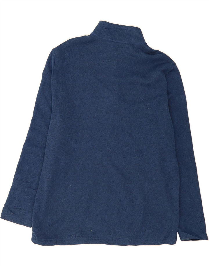 IZOD Mens Zip Neck Fleece Jumper XL Blue Polyester Vintage Izod and Second-Hand Izod from Messina Hembry 