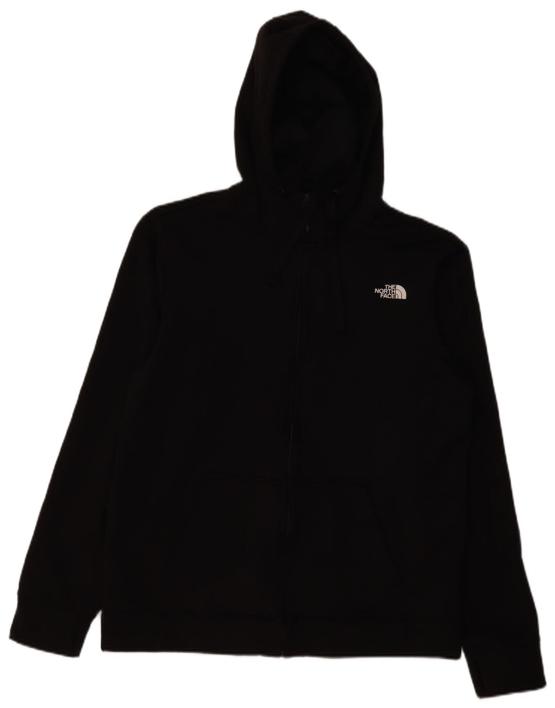 Pulover The North Face pentru bărbați, cu fermoar, poliester mare, negru