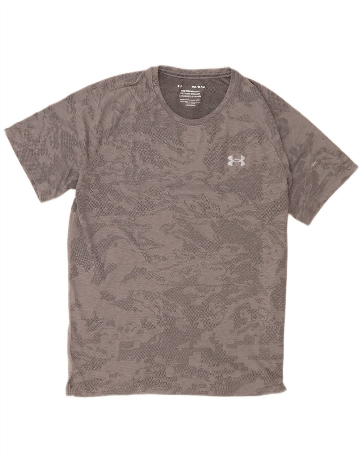 Tricou Under Armour pentru bărbați Heat Gear Top Medium Gri Camuflaj