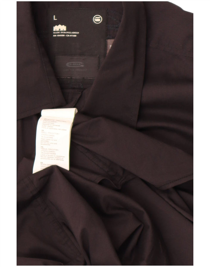 Cămașă pentru bărbați G-Star, bumbac negru mare