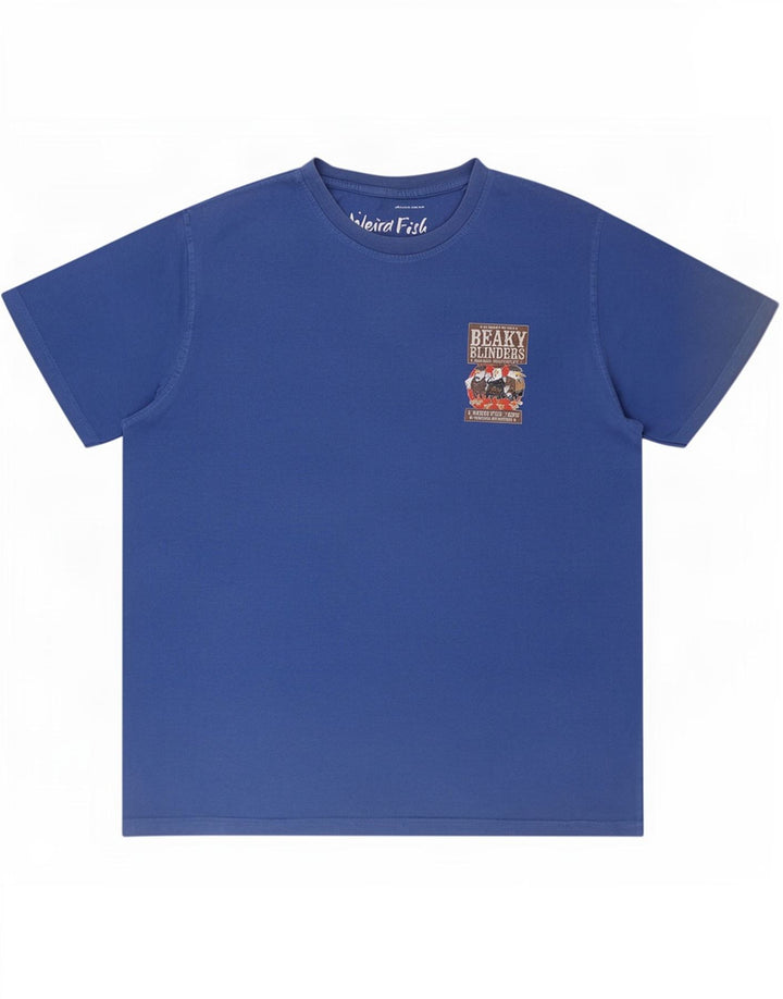 Tricou grafic pentru bărbați Weird Fish Top XL Albastru