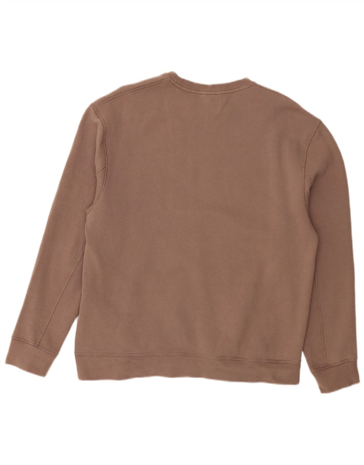 Pulover pentru femei Topshop, pulover UK 14, bumbac maro mediu