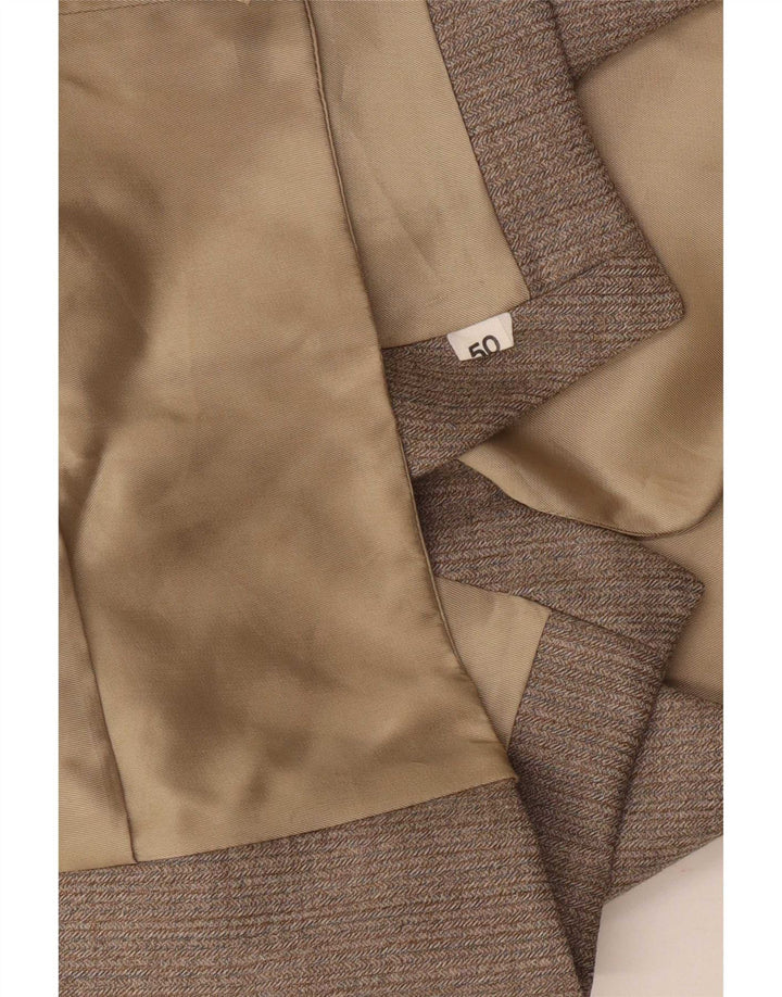 Vestă vintage pentru bărbați IT 50 Medium Grey Herringbone