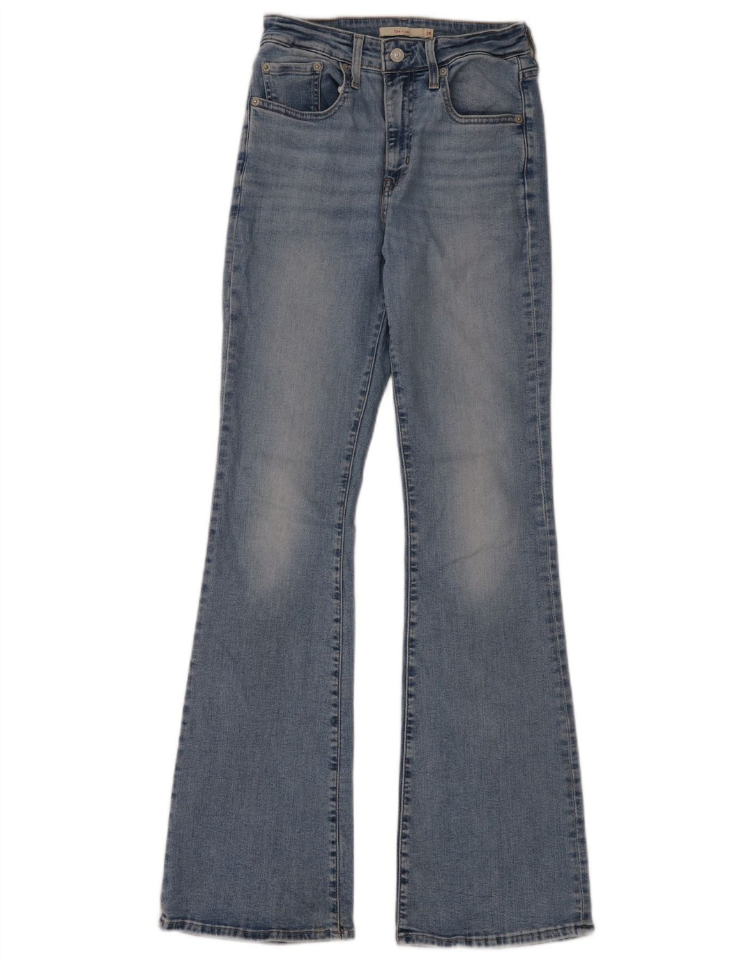 Blugi evazați Levi's 726 pentru femei W28 L34 bumbac albastru