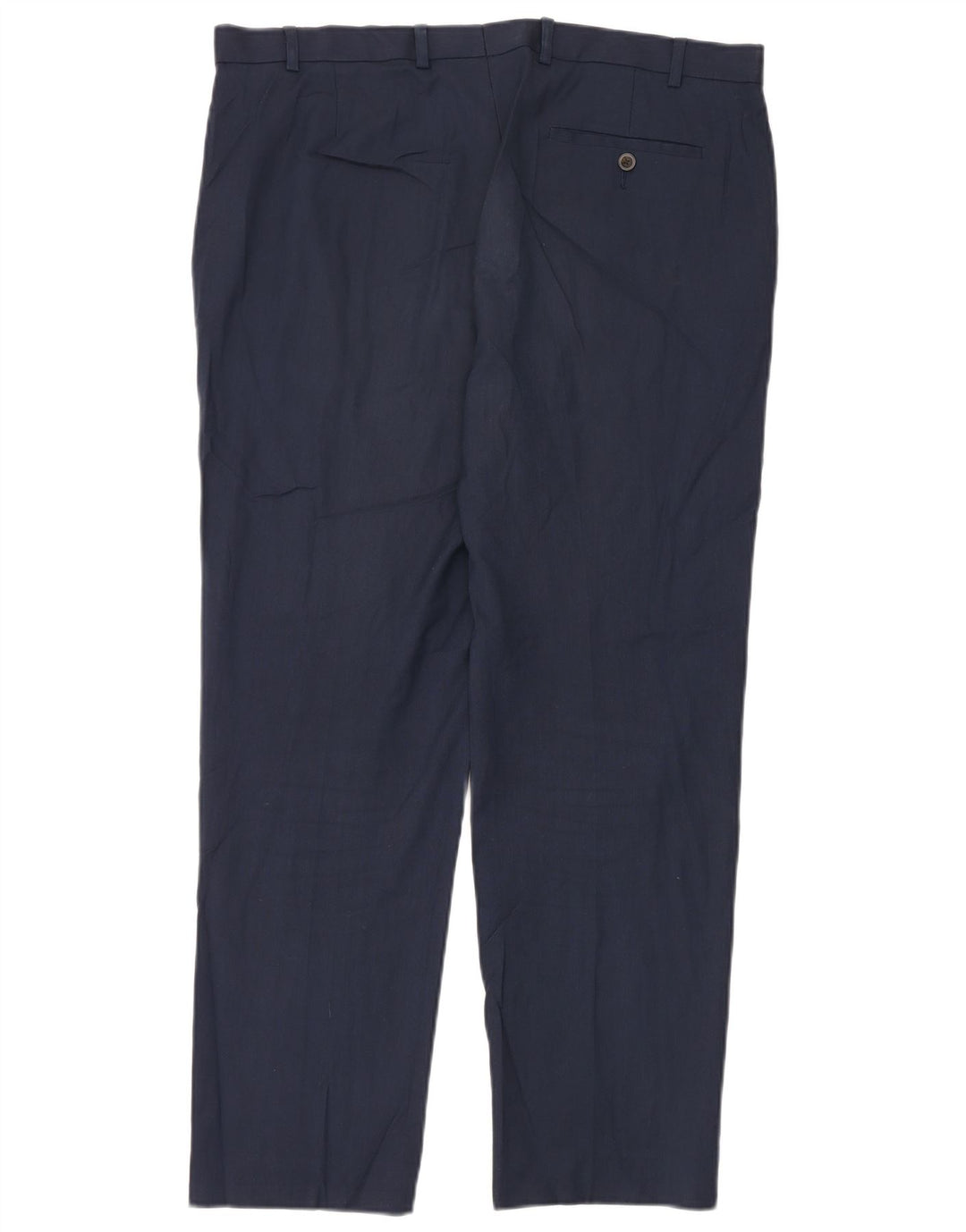 Marks & Spencer Pantaloni drepți pentru bărbați L38 L31 Poliester bleumarin