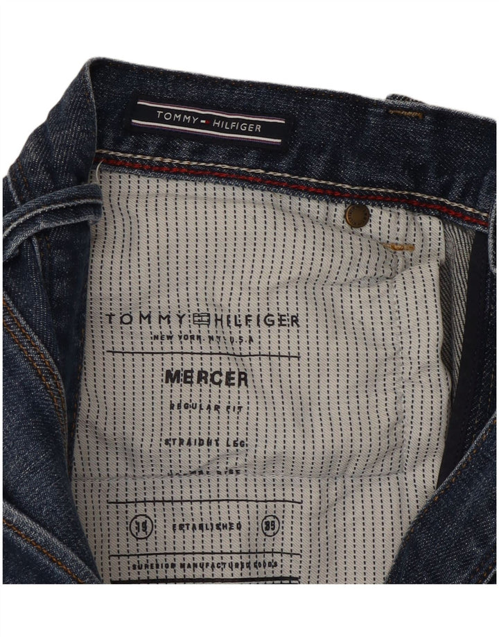 TOMMY HILFIGER Blugi drepte pentru bărbați Mercer, cu ajustare normală, W34 L33, bumbac albastru