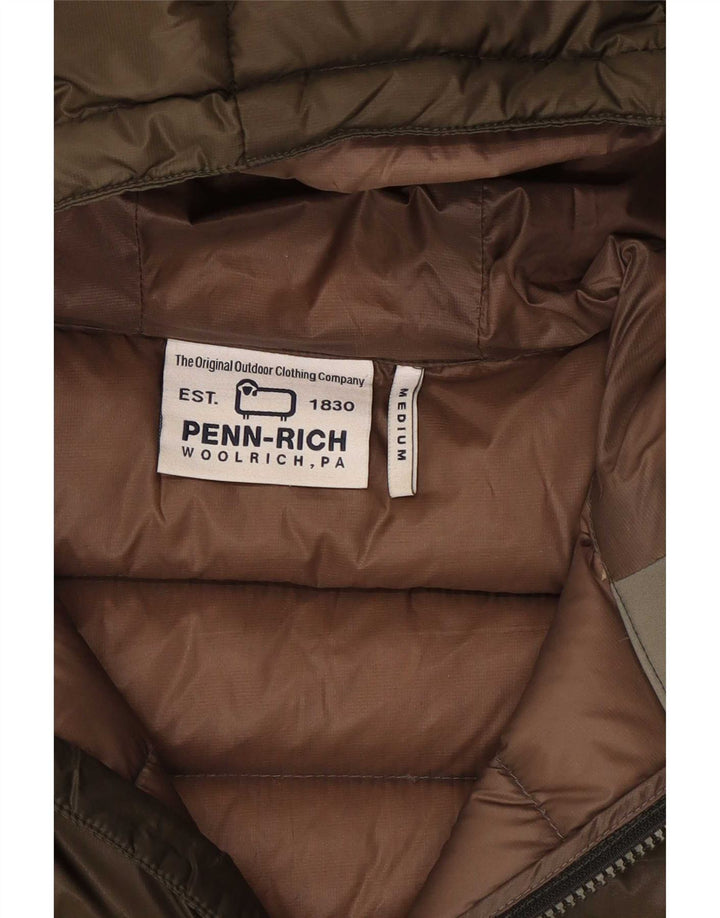 Jachetă căptușită pentru bărbați Woolrich Penn-Rich Graphic UK 38 Medium Khaki