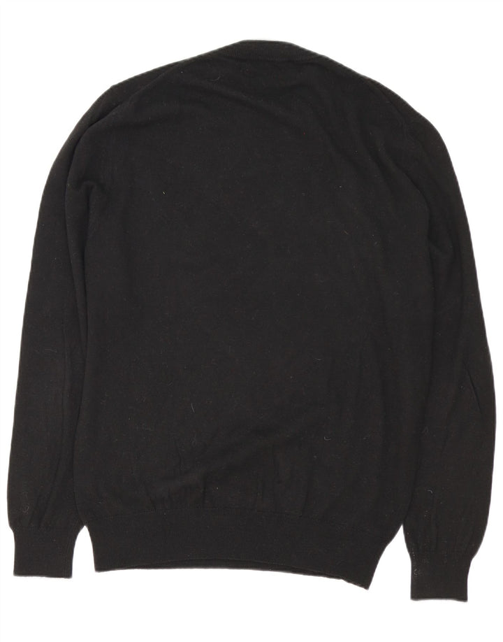 Pulover Trussardi pentru bărbați cu gât crew pulover XL poliamidă neagră