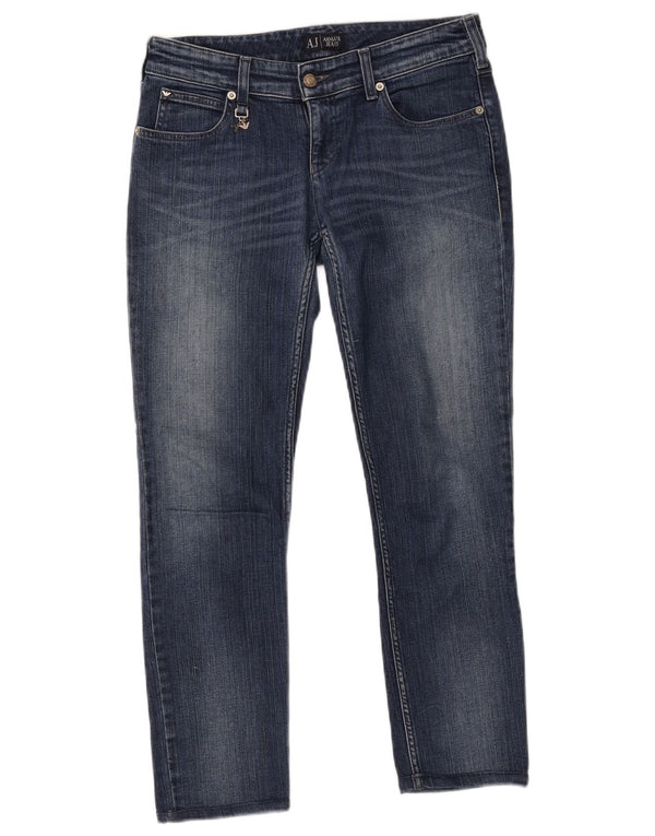 Blugi slim pentru femei Armani W28 L26 bumbac bleumarin