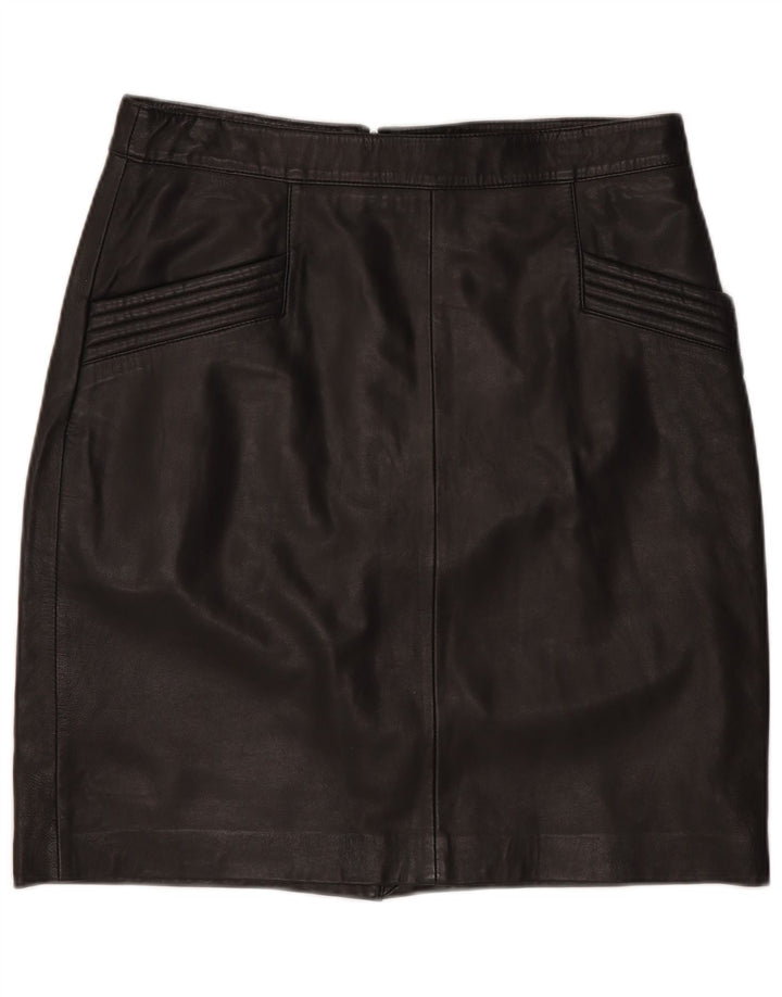 Fusta Mini din piele B.Young pentru femei EU 38 Medium W30 Piele neagra