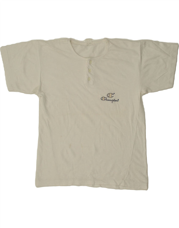 CHAMPION Boys T-Shirt Top 11-12 Years Large Grey Vintage Champion and Second-Hand Champion from Messina Hembry 