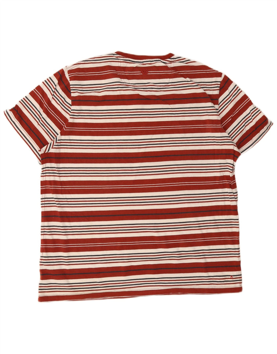 Tricou pentru bărbați Fat Face Top mare bumbac cu dungi roșii