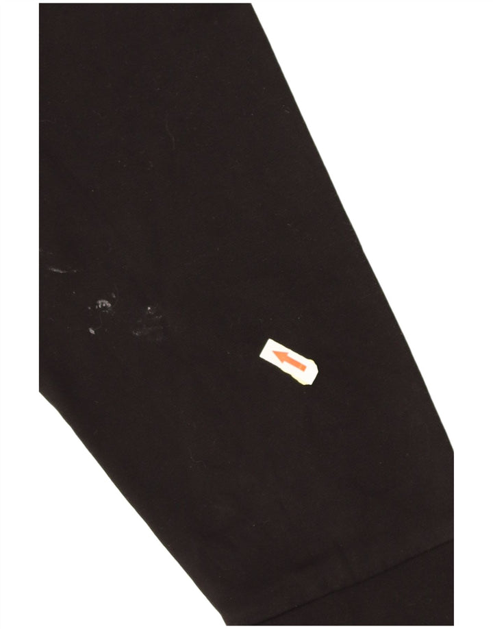 ELLESSE Pulover oversize Crop Graphic pentru femei UK 14 Medium Negru