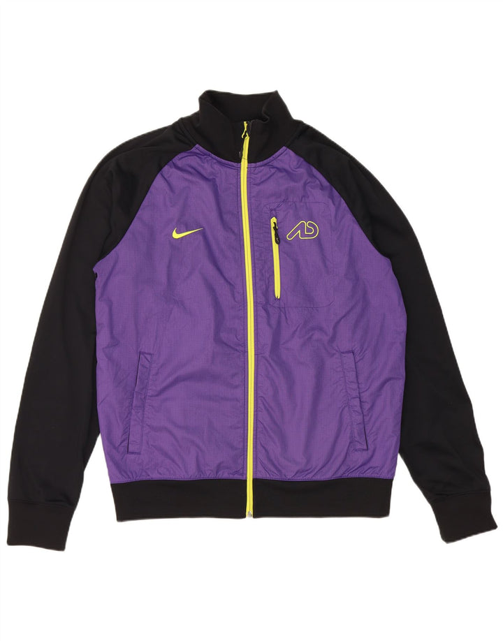 Jachetă de trening pentru bărbați Nike, mov mediu, color block