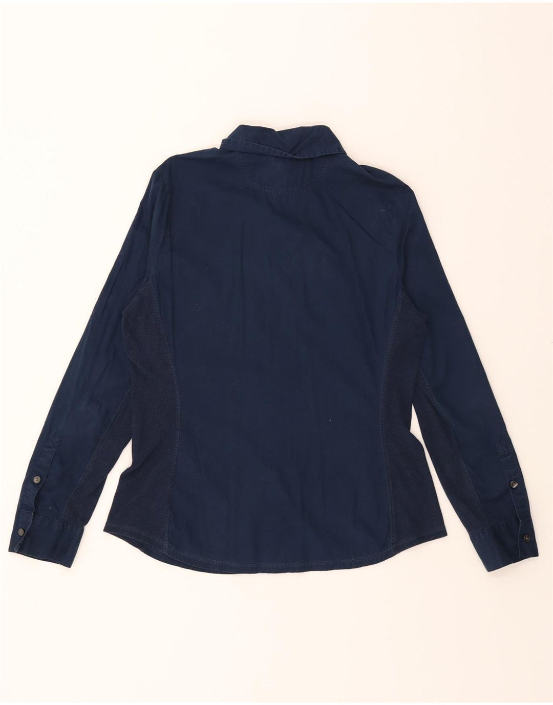 CONVERSE Womens Shirt UK 16 Large Navy Blue Cotton Vintage Converse and Second-Hand Converse from Messina Hembry 