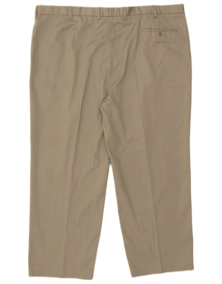 Pantaloni de costum pentru bărbați Marks & Spencer L46 L27 poliester bej