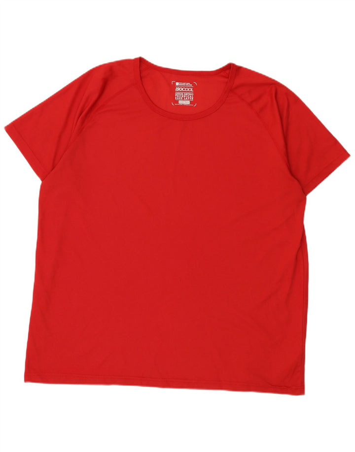 Tricou IsoCool pentru bărbați Mountain Warehouse Top 3XL Poliester roșu