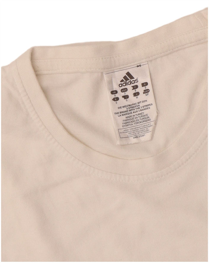 Tricou grafic ADIDAS pentru bărbați Top mic alb