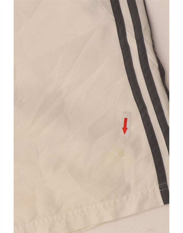 Pantaloni scurți sport pentru bărbați Adidas Climacool, alb mediu, color block