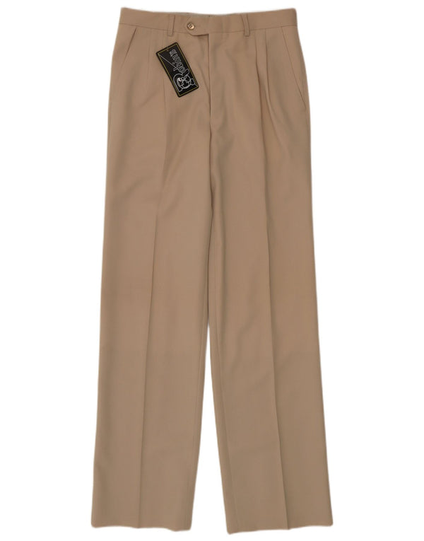 Pantaloni de costum pentru bărbați Robin's IT 46 Small W28 L32 Bej Lână virgină