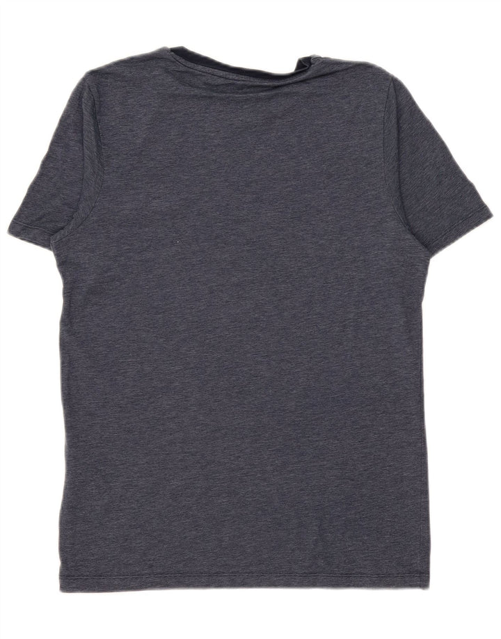 Tricou Jack & Jones pentru bărbați Top mic din bumbac bleumarin