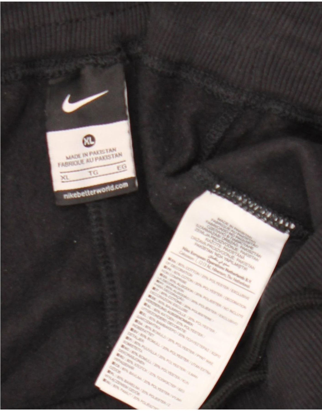 Pantaloni de trening Nike pentru bărbați X bumbac negru