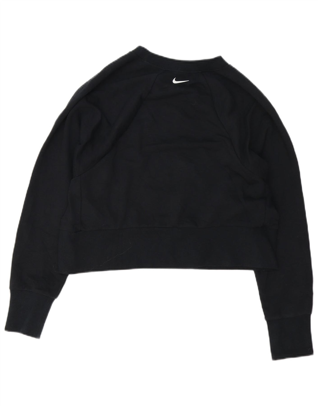 Pulover pentru femei Nike Dri Fit Crop Oversized Hanorac UK 10 Mic Negru