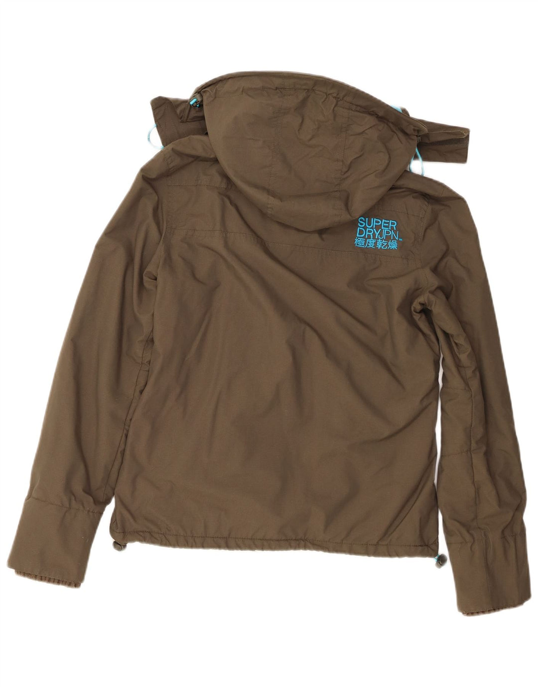 Jachetă Windbreaker cu glugă pentru femei The Windcheater Superdry UK 10 Small Khaki