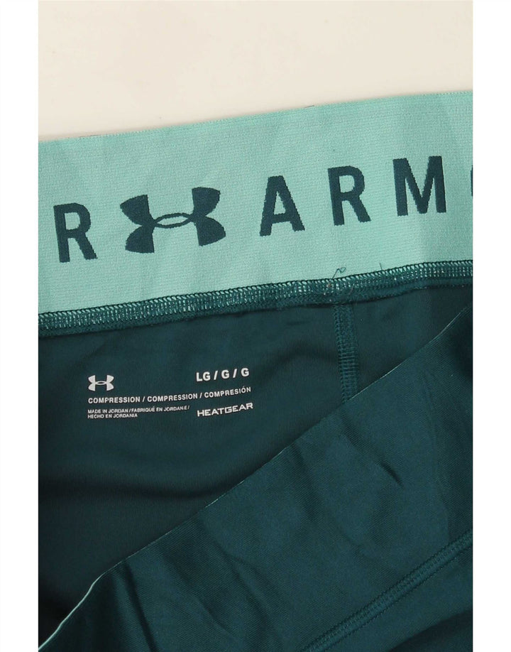 Leggings Capri de compresie Under Armour pentru femei UK 14 Large Green
