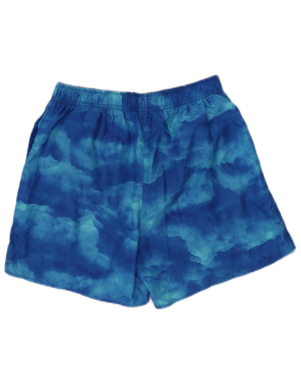 Pantaloni scurți de înot Nike pentru bărbați, albastru mediu, poliester Tie Dye