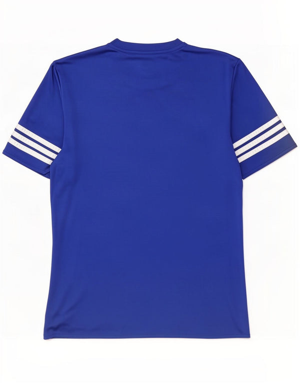Tricou Adidas Climalite pentru bărbați Top Medium Blue Poliester
