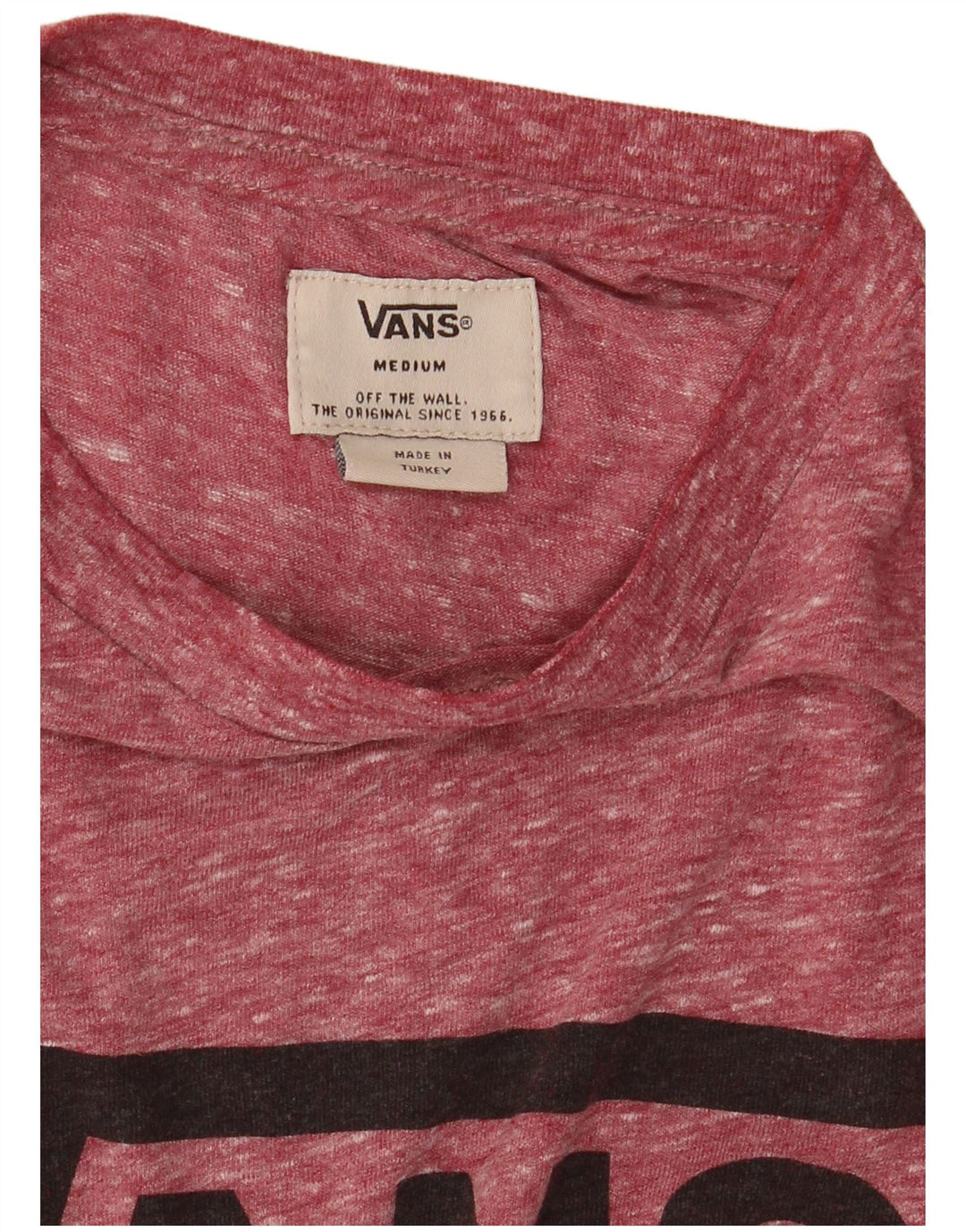 Tricou grafic pentru bărbați VANS Top Medium Maroon Flecked