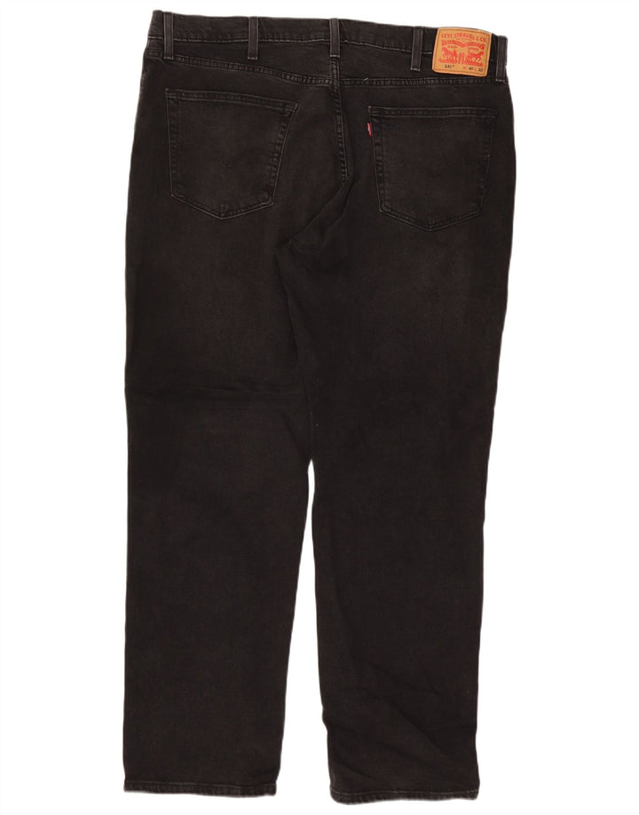 Blugi conici pentru bărbați Levi's 541 W40 L32 bumbac negru