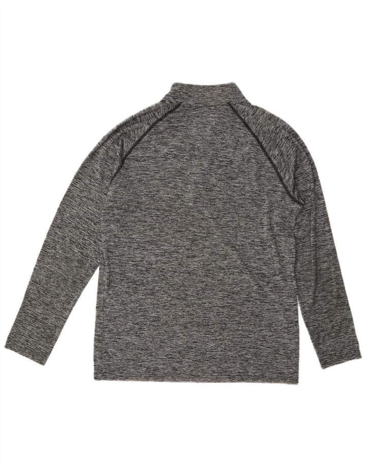 Top de trening Under Armour pentru bărbați Heat Gear Pullover, mic, gri pătat