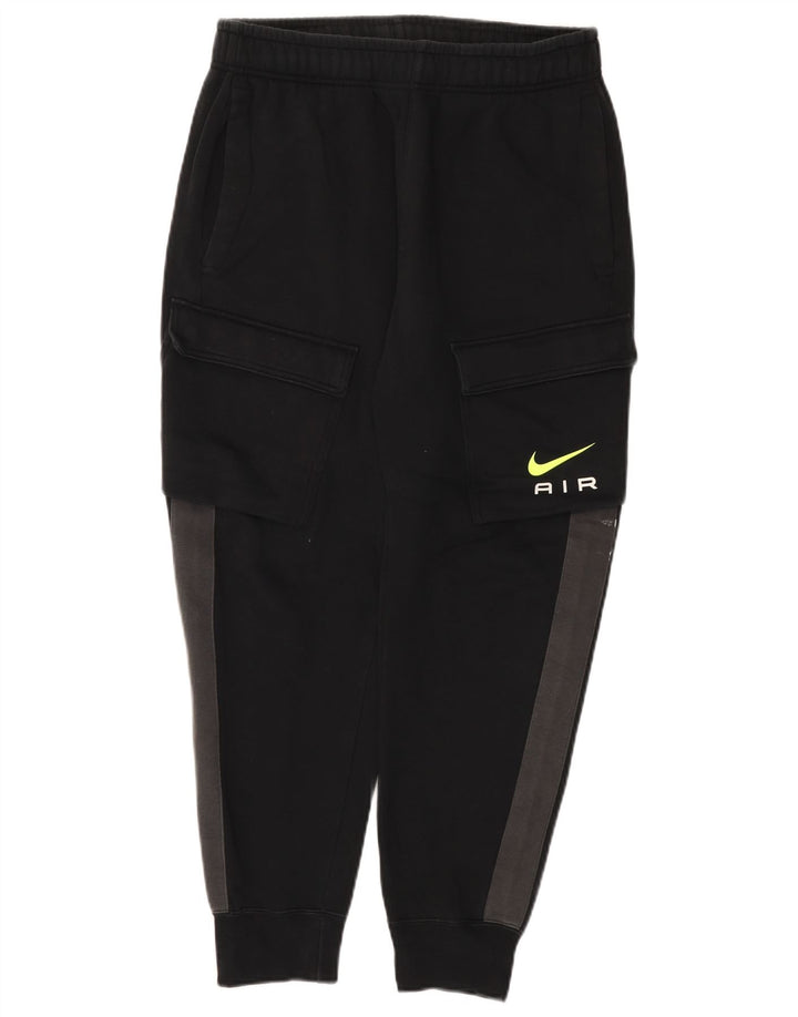 Pantaloni de trening Nike pentru bărbați Cargo Pantaloni de jogging, mediu negru, bumbac color bloc
