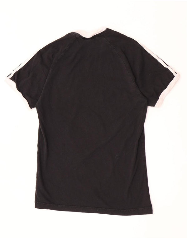 Tricou Adidas pentru femei Top UK 10 Small Black Colorblock Bumbac