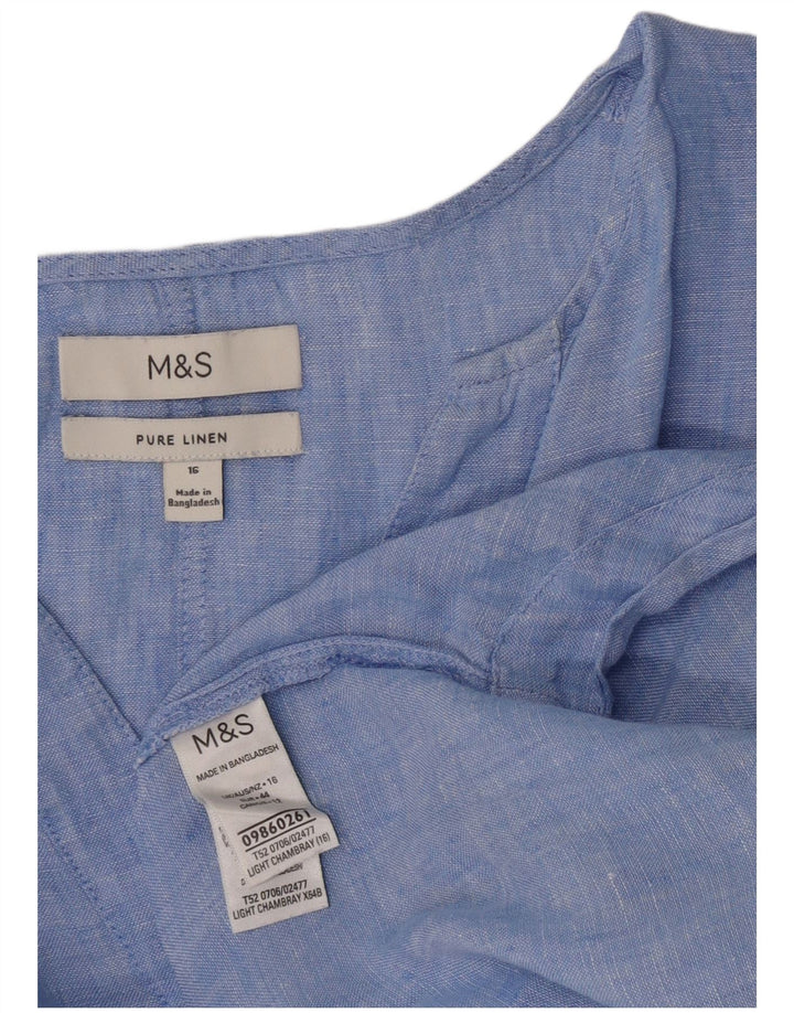 Cămașă pulover pentru femei Marks & Spencer UK 16 Large Blue
