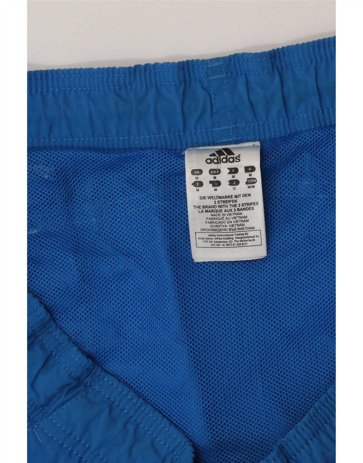 Pantaloni scurți de înot Adidas pentru bărbați, poliamidă albastră medie