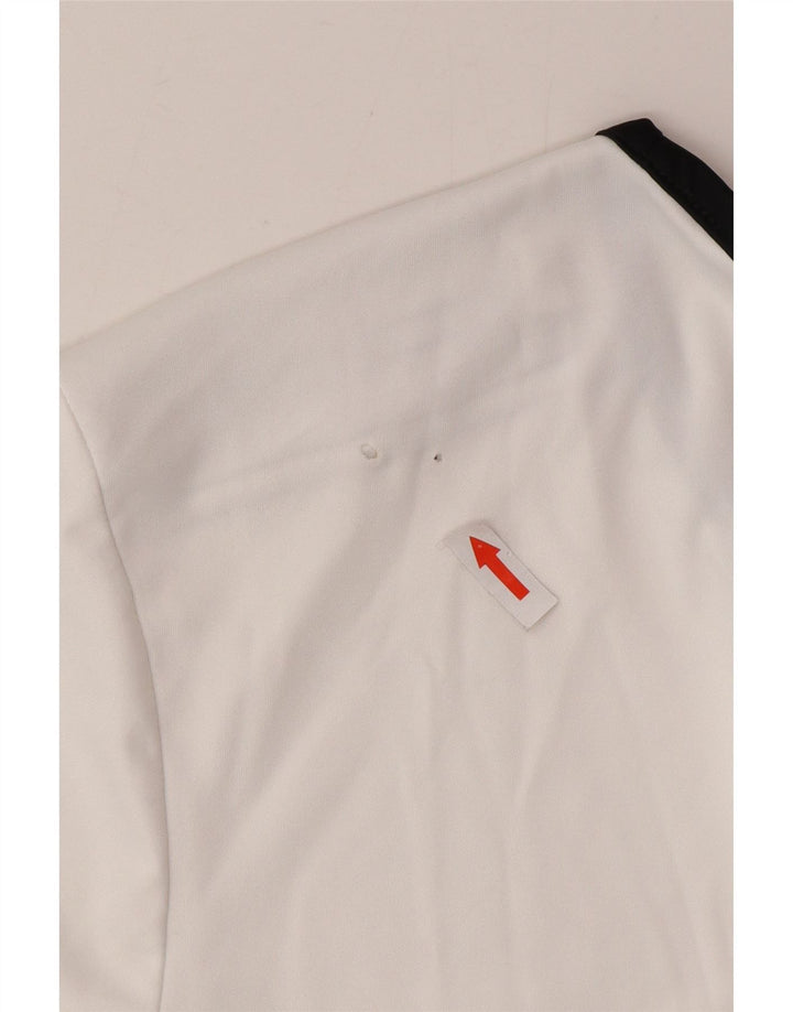 Tricou pentru bărbați Adidas Aeroready Top Mediu Alb Poliester Colorblock