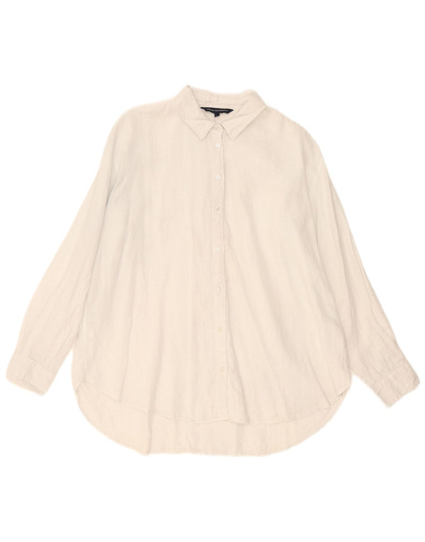 Cămașă supradimensionată pentru femei French Connection UK 12 Medium White