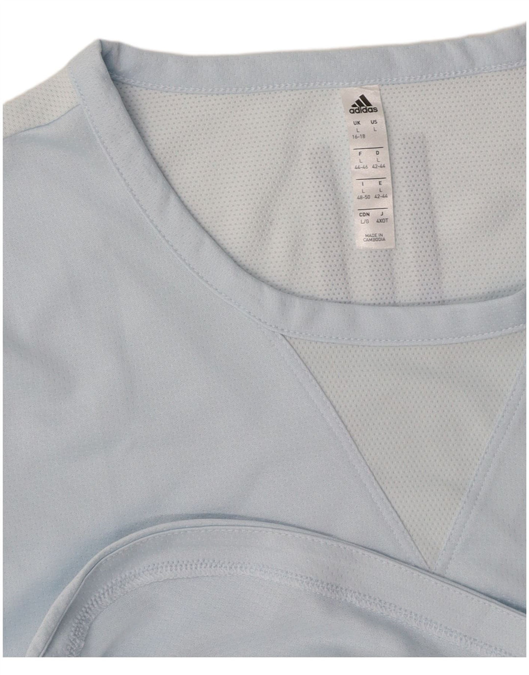 Tricou grafic ADIDAS pentru femei Top UK 16/18 Large Blue