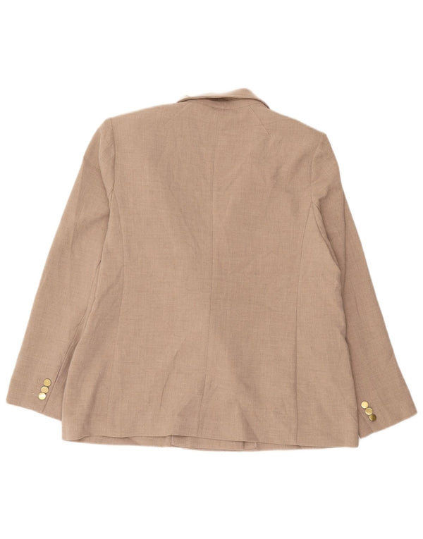 Jachetă pentru femei Marks & Spencer cu dublu piept, UK 18 XL, bej