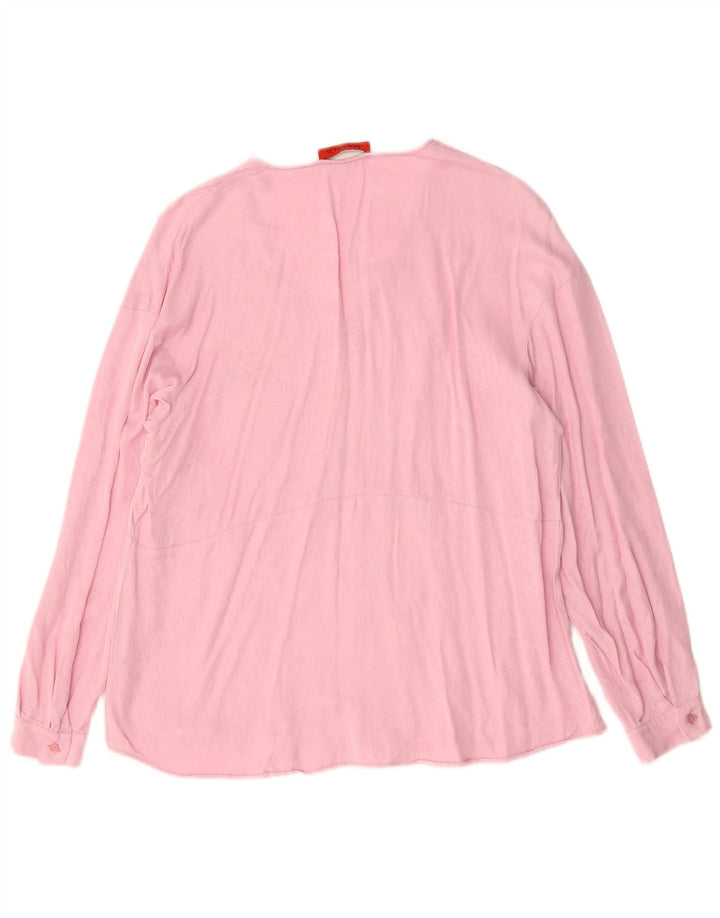 Bluză cu mânecă lungă pentru femei Max & Co. Top UK 16 Large Pink