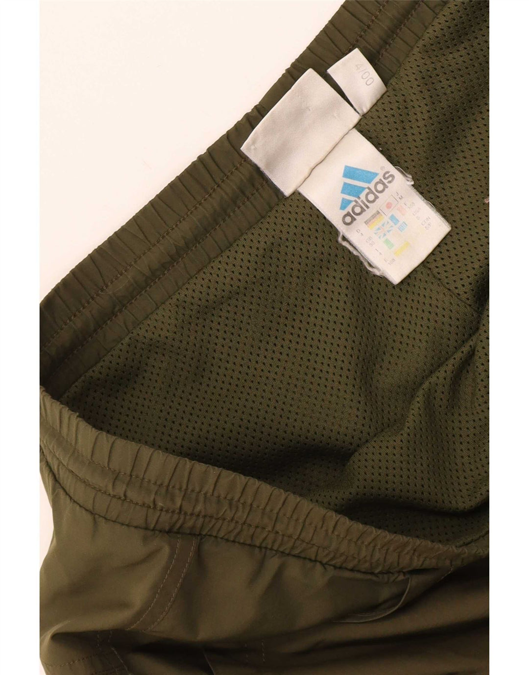 Pantaloni de trening Adidas pentru bărbați, poliester mediu kaki