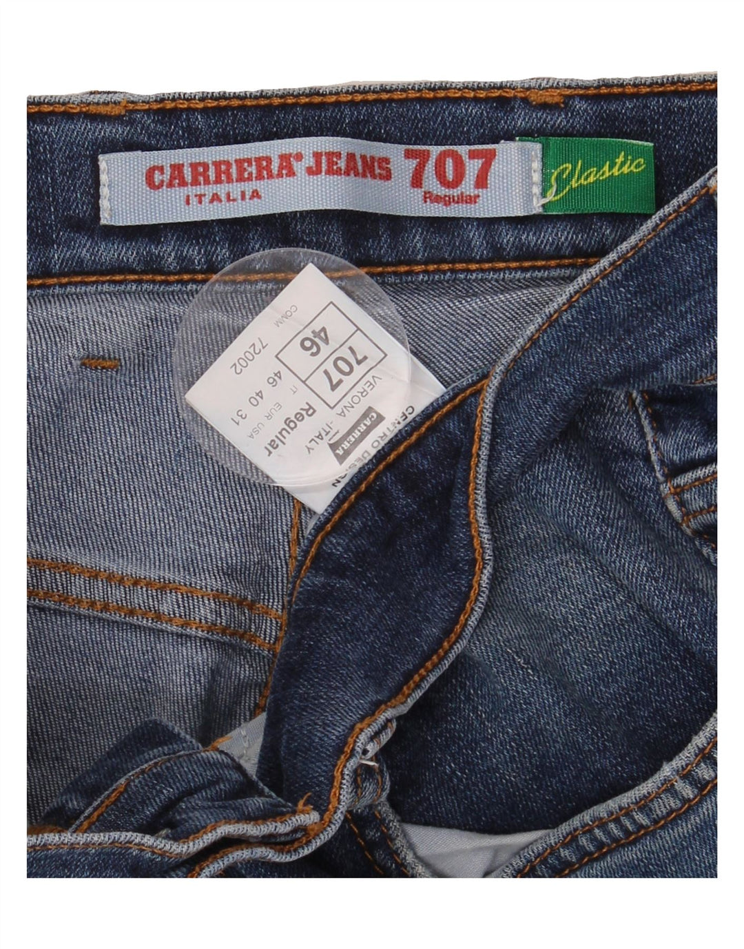 CARRERA Womens 707 Regular Denim Shorts IT 46 Large W32  Blue Cotton Vintage Carrera and Second-Hand Carrera from Messina Hembry 