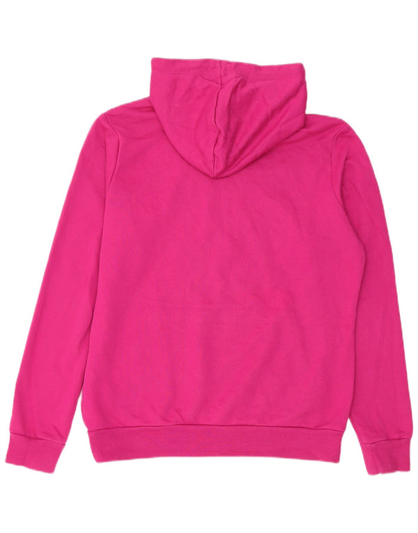 Pulover pentru femei Puma Graphic Hoodie UK 14 Medium Pink Bumbac