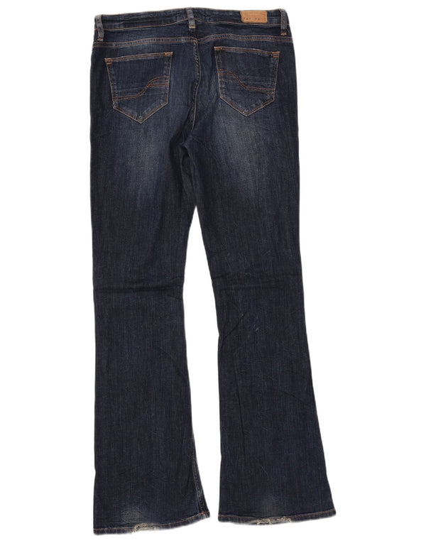 Fat Face Blugi Bootcut pentru femei US 12 Large W32 L32 Blue Bumbac